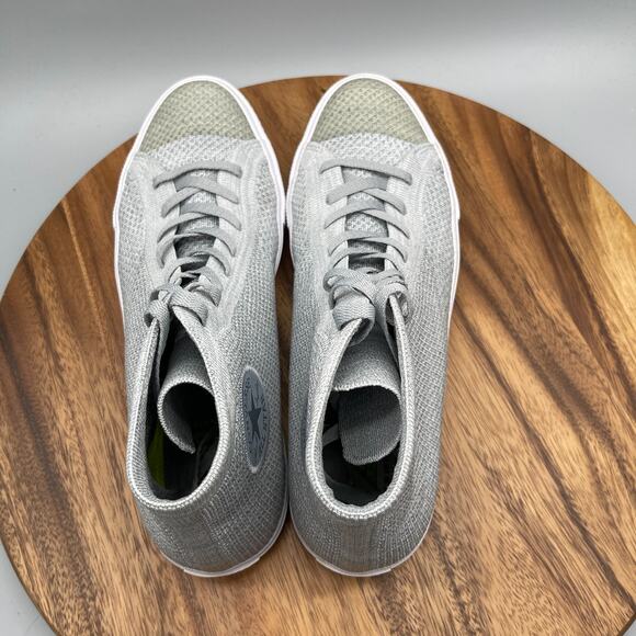 Converse All Star Chuck Taylor II Lunarlon Shoes Men Size 12 Gray Hi Top Flyknit - Picture 5 of 8